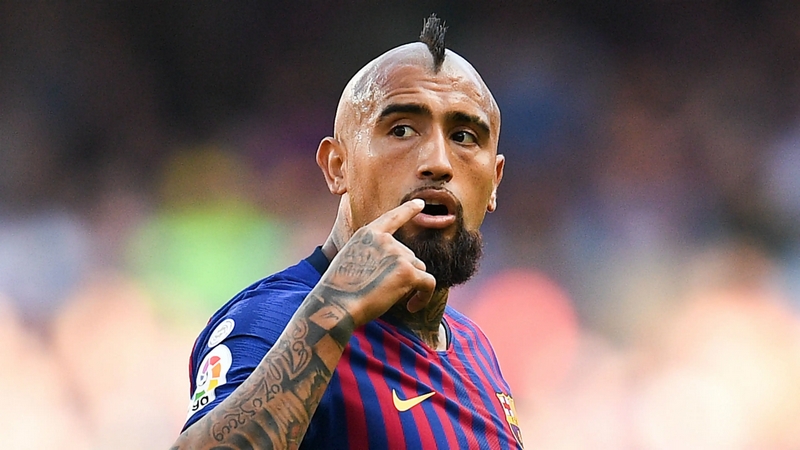 Arturo Vidal  trong đội hình Barca rất ấn tượng, xuất sắc