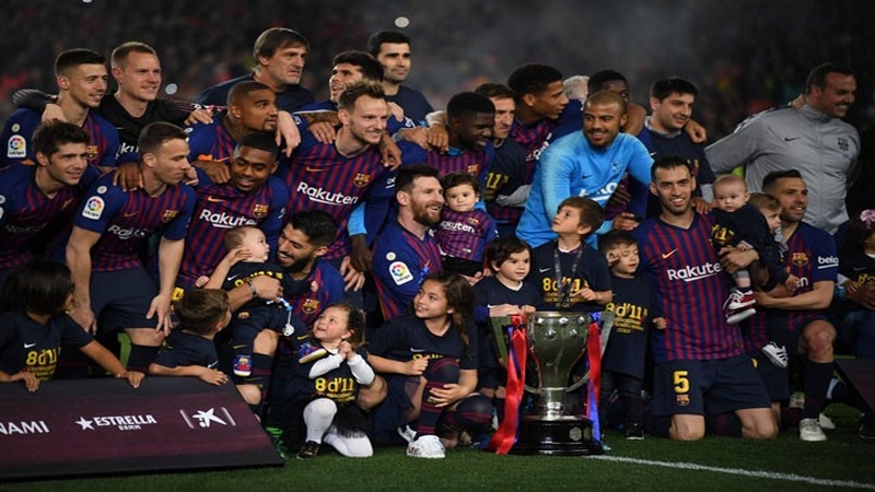 Đội hình Barca 2019 chỉ giành được danh hiệu vô địch Tây Ban Nha