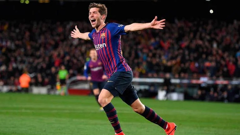 >Sergi Roberto cũng là cái tên hiếm hoi còn sót lại với Barca