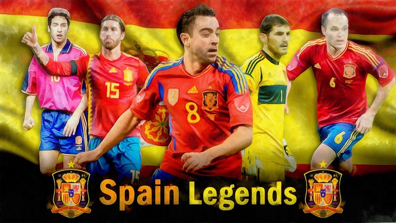 Đội hình Tây Ban Nha vĩ đại nhất lịch sử: Hàng tiền vệ thiên tài